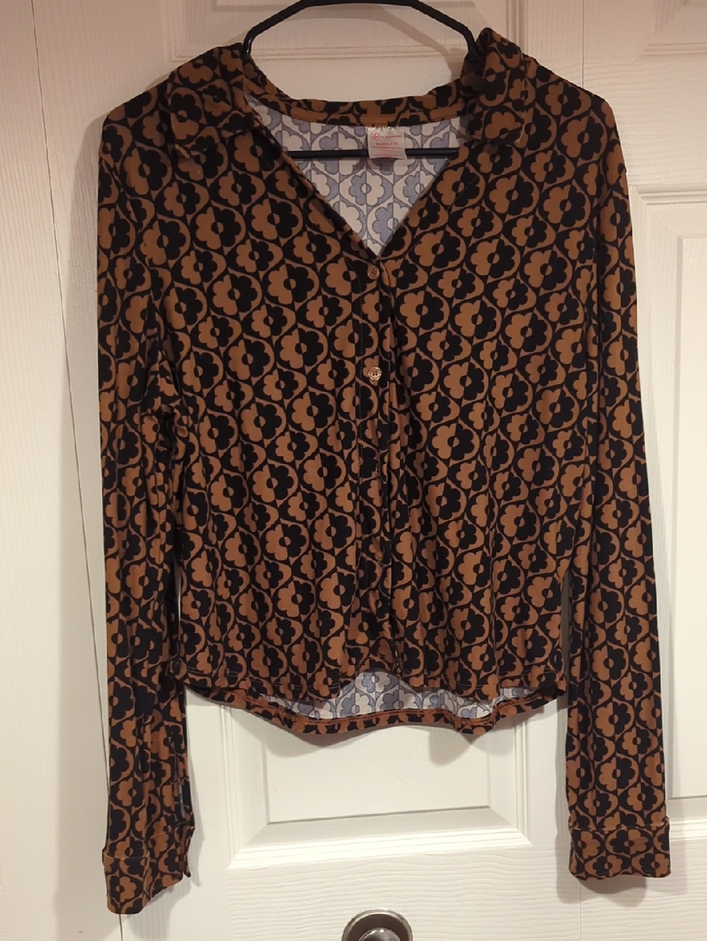 Mod Floral Blouse